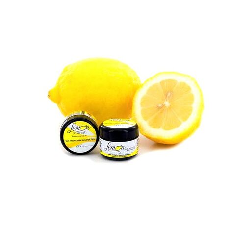 Būvējošais gēls, šķidrs, caurspīdīgs - Lemon Cosmetics Pink French Builder UV Gel